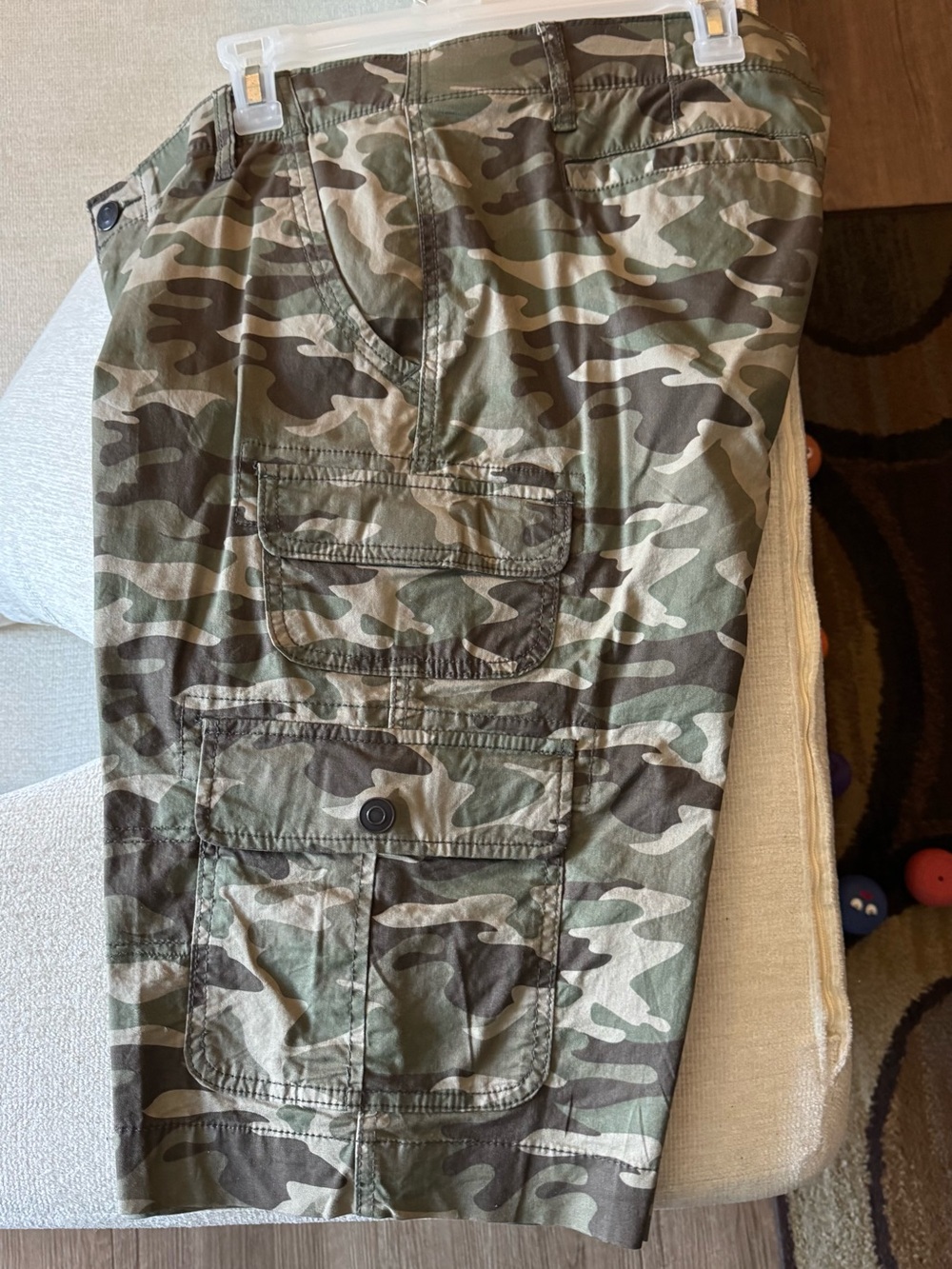 Men's Camo Cargo Shorts - Olive Camo
